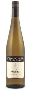 CedarCreek Estate Winery 13 Riesling (Cedar Creek) 2013